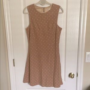 Chelsea & Violet Wool Blend Fit and Flair Polka Dot Mini Dress